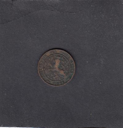 Beschrijving: 1 Cent WILLEM III